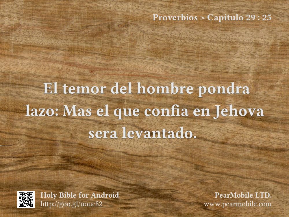 Proverbios, Capítulo 29:25